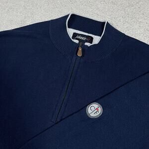 Johnnie O 1/4 Zip Pullover Mens XL Performance Silk Blend Conway Farms Golf